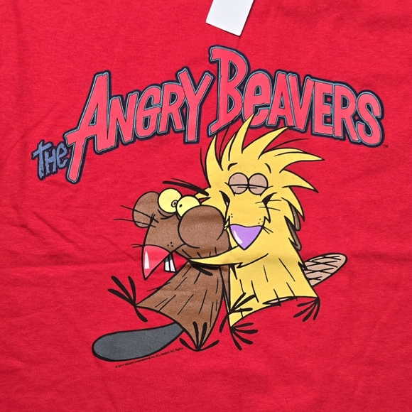 New 2011 The Angry Beavers Tshirt Size Small Nickelodeon - Picture 2 of 5